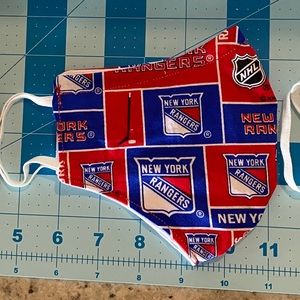 NY Rangers Facemask. Handmade. 💯 Cotton